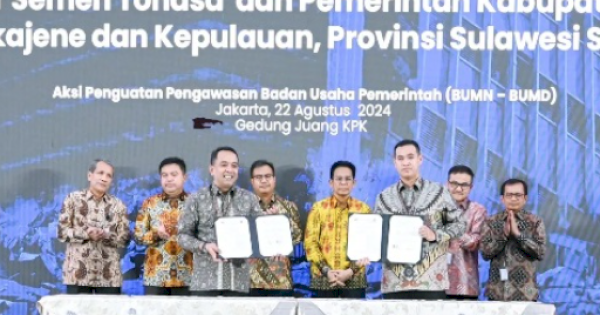 Semen Tonasa dan Pemkab Pangkep Lakukan Kerjasama dalam Bidang Pengelolaan Lingkungan