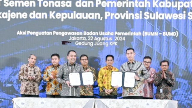 Semen Tonasa dan Pemkab Pangkep Lakukan Kerjasama dalam Bidang Pengelolaan Lingkungan
