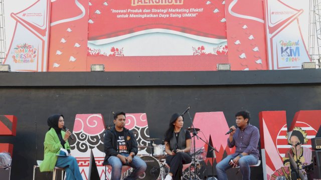 Dinas Koperasi dan UKM Gelar Talk Show Memotivasi Pelaku UMKM di KIM Fest 2024