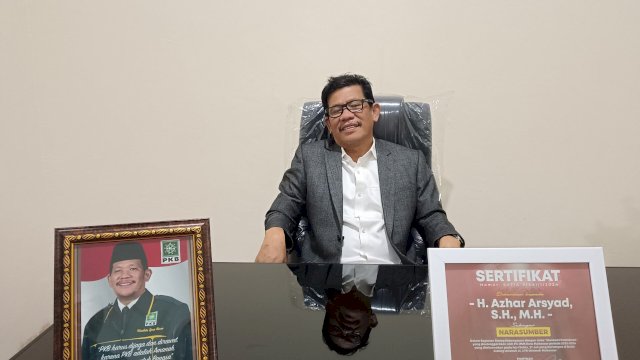 Ketua PKB Sulsel, Azhar Arsyad . Foto: HN/Sinta