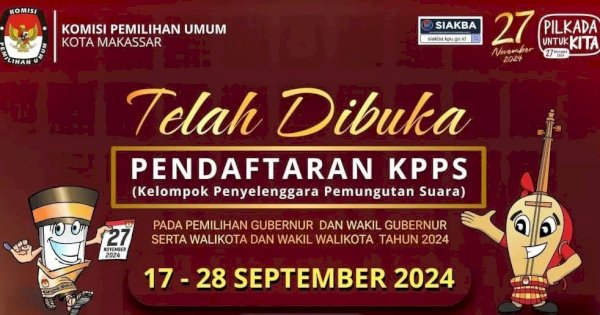 Buka hingga 28 September, Intip Cara Daftar dan Persyaratan Jadi KPPS Makassar