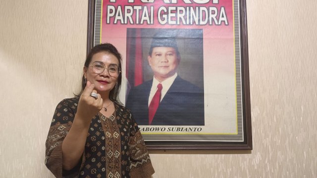 Politisi Gerindra Sulsel, Firmina Tallulembang. Foto: dok