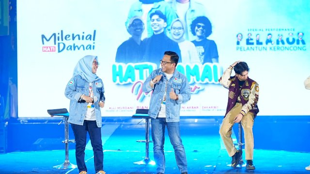 Pasangan Hati Damai menyapa milenial daan Gen Z. Foto: HN/Yusrizal