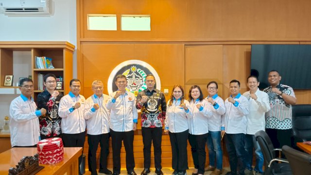 Kunjungan Prabu Pinisi di Kesbangpol Sulsel. Foto: dok