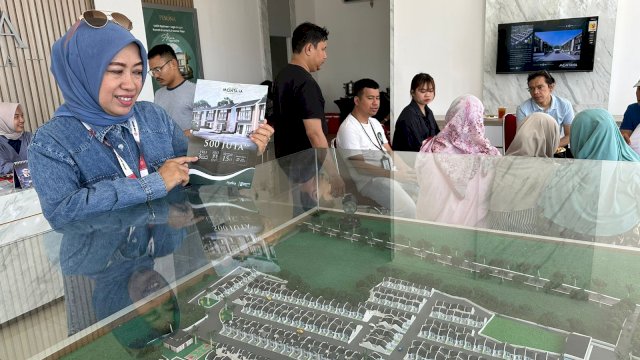 Suasana open house Pesona Alam Sejahtera. 