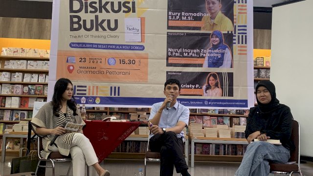 Diskusi Buku BEM Psikologi Unibos: Dihadiri Pembicara Ulung hingga Bahas 99 Sesat Pikir ala Rolf Dobelli