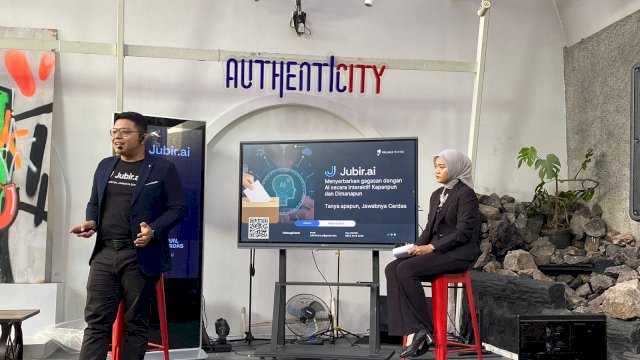 Suasana peluncuran aplikasi Jubir AI. (Foto: Gita/HN)