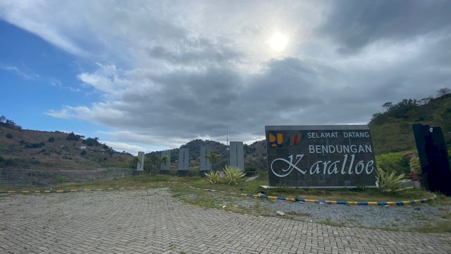 Bendungan Karalloe Kabupaten Gowa. (Foto: Gita/HN)