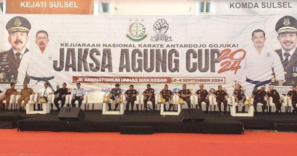 Andi Engka Apresiasi Kejurnas Karate Antardojo Gojukai Jaksa Agung Cup II
