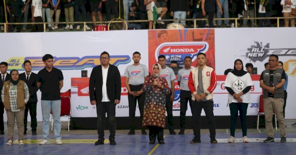 Ketua Perbasi Kota Makassar Resmikan Turnamen Honda DBL with Kopi Good Day