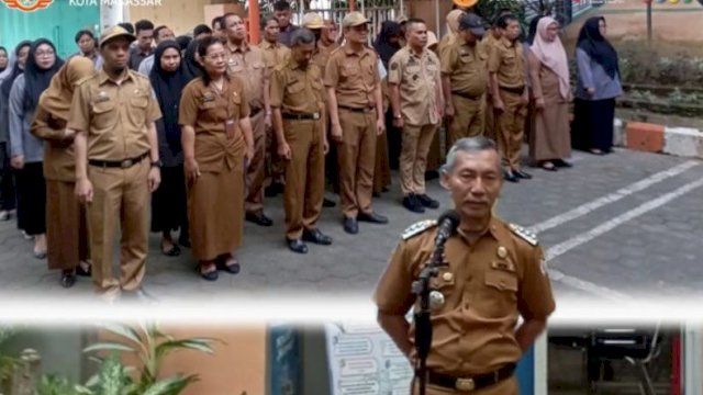 Camat Wajo Pimpin Apel Pagi Bersama ASN dan Non-ASN Kecamatan Wajo