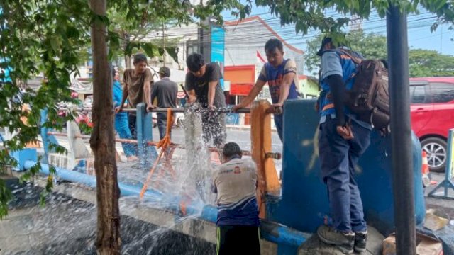 PDAM Makassar Kerja Maksimal Berikan Pelayanan Air Bersih ke Masyarakat