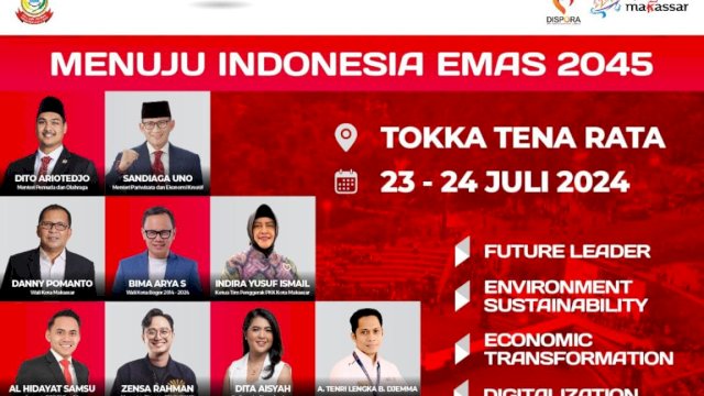 Delegasi Pemuda Seluruh Indonesia Bakal Ikuti Sidang Indonesia Youth Summit 2024 di Tokka Tena Rata