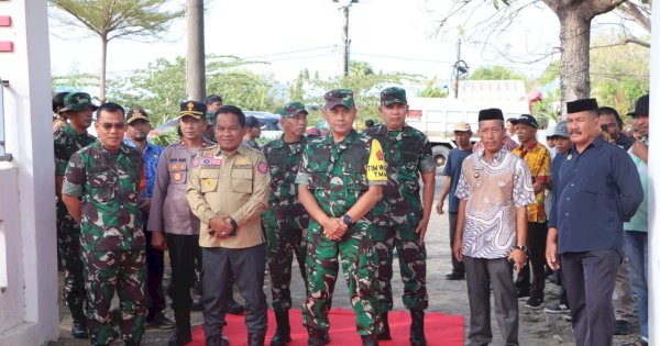 Pj Bupati Jeneponto Dampingi Brigjen TNI Hery Dwi Subagyo Kunjungi Desa Tuju untuk Penanggulangan Stunting