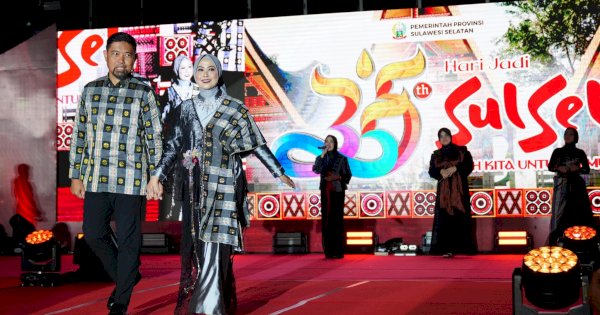 Pjs Wali Kota Makassar Hadiri Opening Ceremony HUT ke-355 Sulsel di Anjungan Pantai Losari