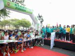 Pjs Wali Kota Makassar Lepas GAS RUN pada Pekan Keselamatan Jalan 2024 di Anjungan Pantai Losari
