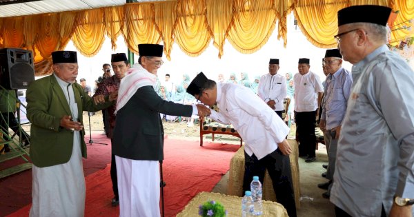Azhar Arsyad Diperkenalkan Sebagai Cawagub Dihadapan Keluarga Besar DDI di Pinrang