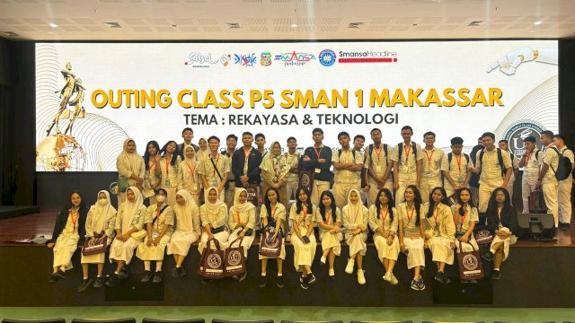 Outing Class di Empat Perguruan Tinggi, Peserta Didik SMAN 1 Makassar Pelajari Rekayasa Teknologi