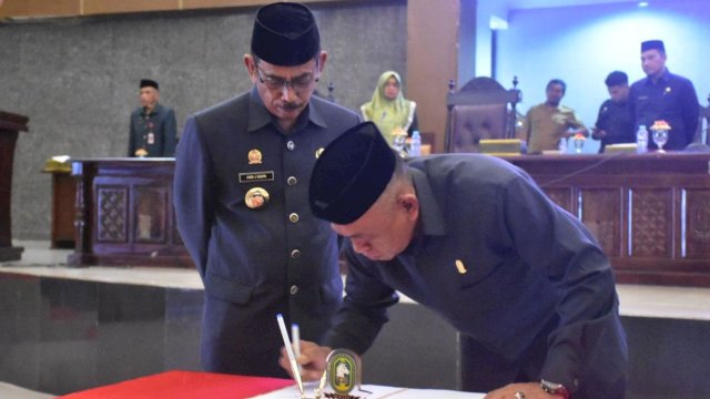 Tiga Ranperda Menjadi Perda di Sepakati Pemkab dan DPRD Sinjai