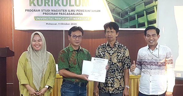 Pascasarjana Ilmu Pemerintahan Pancasakti Hasilkan Kurikulum Baru