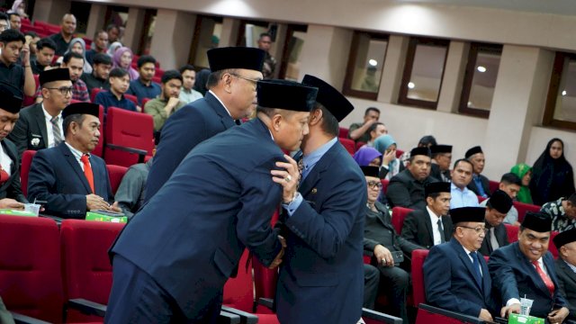 Hadir Dipelantikan PJ Sekda Baru, Andi Bukti: Selamat Bertugas