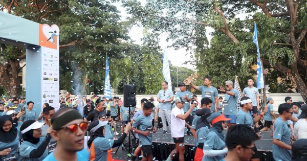Lepas Peserta Road to Give 2024, Arwin: Olahraga untuk Kesehatan dan Amal
