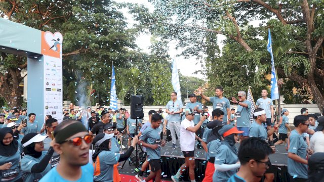 Lepas Peserta Road to Give 2024, Arwin: Olahraga untuk Kesehatan dan Amal