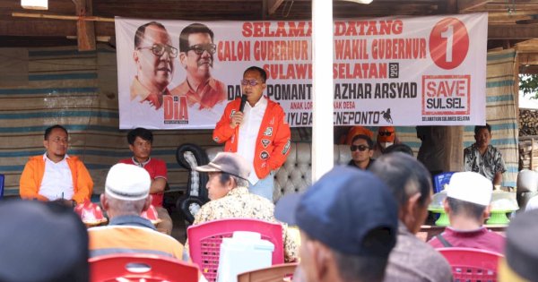 Desa Dapat Bantuan 200 Juta Per Tahun Jika Danny-Azhar Terpilih di Pilgub Sulsel