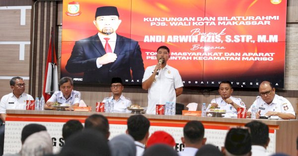 Hari Kedua Silaturahmi, Pjs Wali Kota Makassar Sambangi Tiga Kecamatan