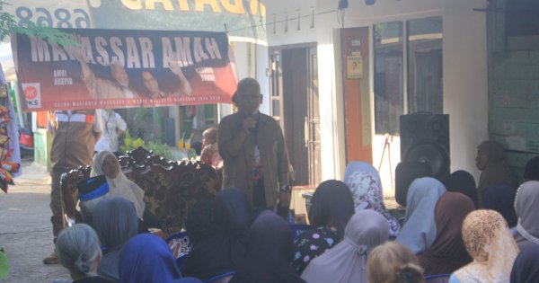 Kampanye di Bara-baraya, Ini Janji Amri Arsyid Jika Terpilih Pilwalkot Makassar