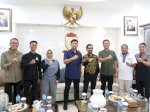 Andi Bukti Dampingi Pjs Wali Kota Makassar Terima PWNU Sulsel Persiapan Musker 2024-2029