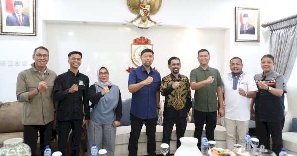 Andi Bukti Dampingi Pjs Wali Kota Makassar Terima PWNU Sulsel Persiapan Musker 2024-2029