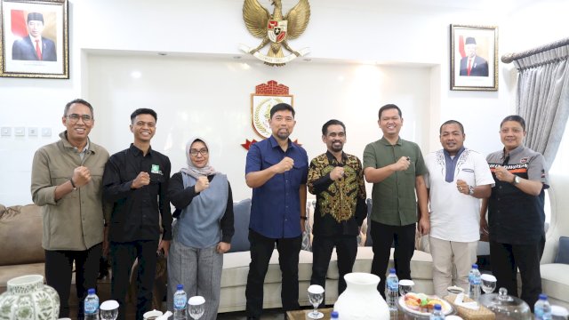 Andi Bukti Dampingi Pjs Wali Kota Makassar Terima PWNU Sulsel Persiapan Musker 2024-2029