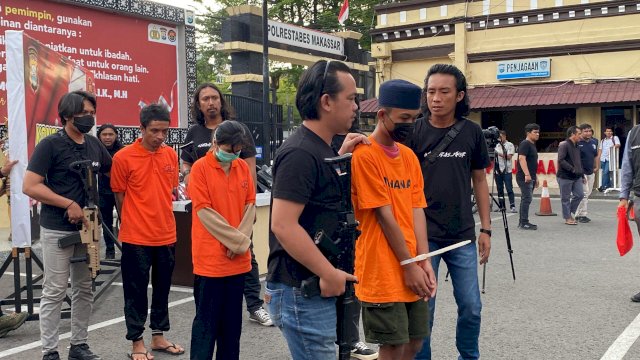 Polrestabes Berhasil Ungkap Jaringan Curanmor di Makassar