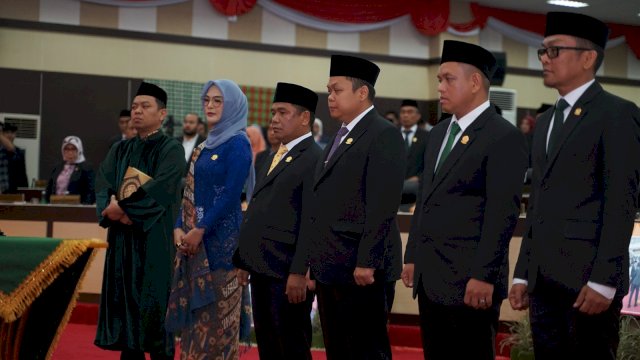Rahmatika Dewi Resmi Pimpinan DPRD Provinsi Sulawesi Selatan