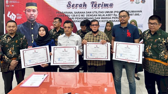 Pemkot Makassar Terima PSU Senilai Rp232 Miliar