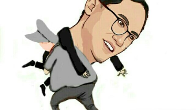 Karikatur mantan pemain Timnas Indonesia Irfan Raditya ditangkap (Dodi/harian.news)