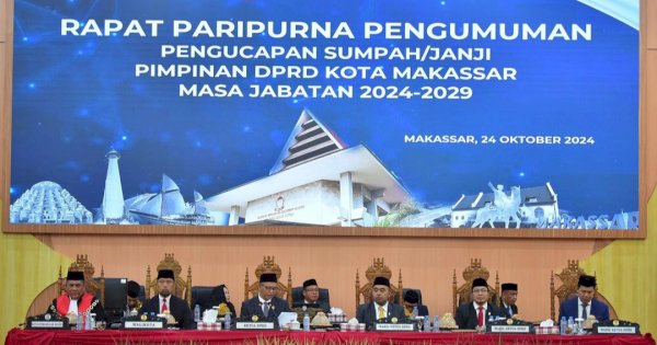Struktur AKD DPRD Makassar Resmi Ditetapkan, Ini Nama-namanya