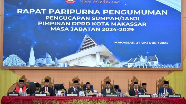 Struktur AKD DPRD Makassar Resmi Ditetapkan, Ini Nama-namanya