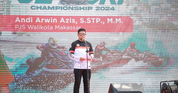 Pjs Wali Kota Resmi Membuka Makassar International Jetski Championship 2024