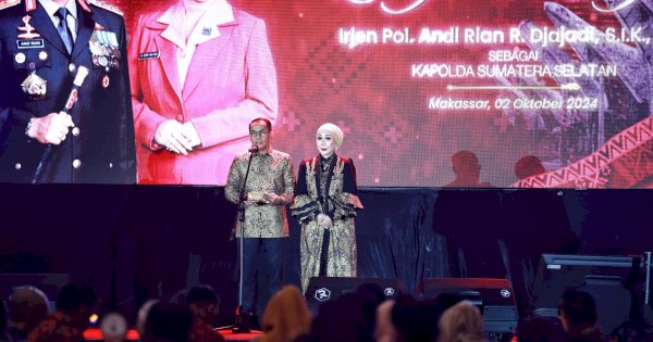 Pjs Wali Kota Makassar Hadiri Malam Pengantar Tugas Irjen Pol. Andi Rian Djajadi sebagai Kapolda Sumsel
