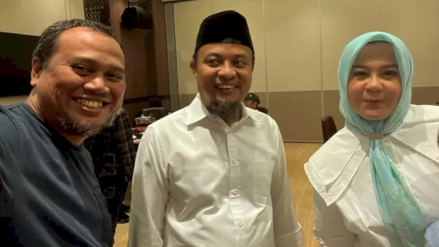 Jubir Muhammad Ramli Rahim (MRR) bersama pasangan Andalan Hati. Ist