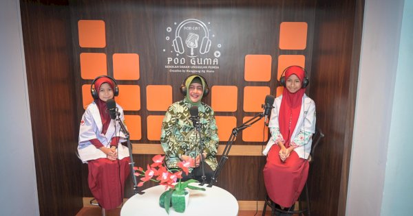Ketua TP PKK Makassar Jadi Narasumber di Podguma, Edukasi Bahaya Stunting Melalui Podcast Anak-anak