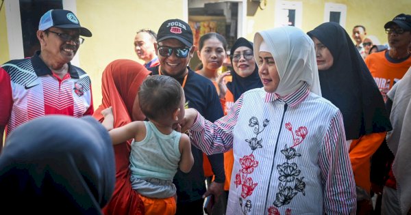 Indira Yusuf Ismail Tinjau Posyandu Dahlia IV di Kelurahan Banta-Bantaeng