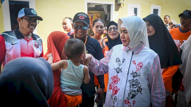 Indira Yusuf Ismail Tinjau Posyandu Dahlia IV di Kelurahan Banta-Bantaeng