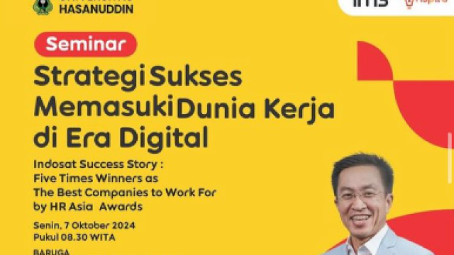 IM3 Bakal Gelar Seminar Indosat Success Story di Kampus Unhas, Catat Tanggalnya!