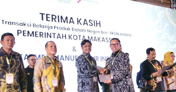 Dukung Penggunaan Produk Ber-TKDN, Pemkot Makassar Raih Penghargaan P3DN 2024