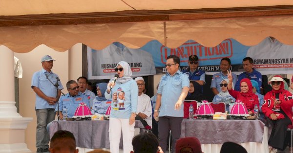 Istri Wabup Gowa Turun Gunung, Dukung Penuh Pasangan Hati Damai di Pilkada 2024