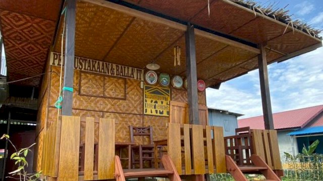 Rumah IT Desa Bulucindea Pangkep. (Foto: Gita/HN)