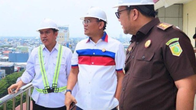 Kejari Makassar Pantau Proyek Strategis Pembangunan Tower Balaikota Tahap 2
